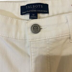 Talbots Cream Simply Flattering Pants